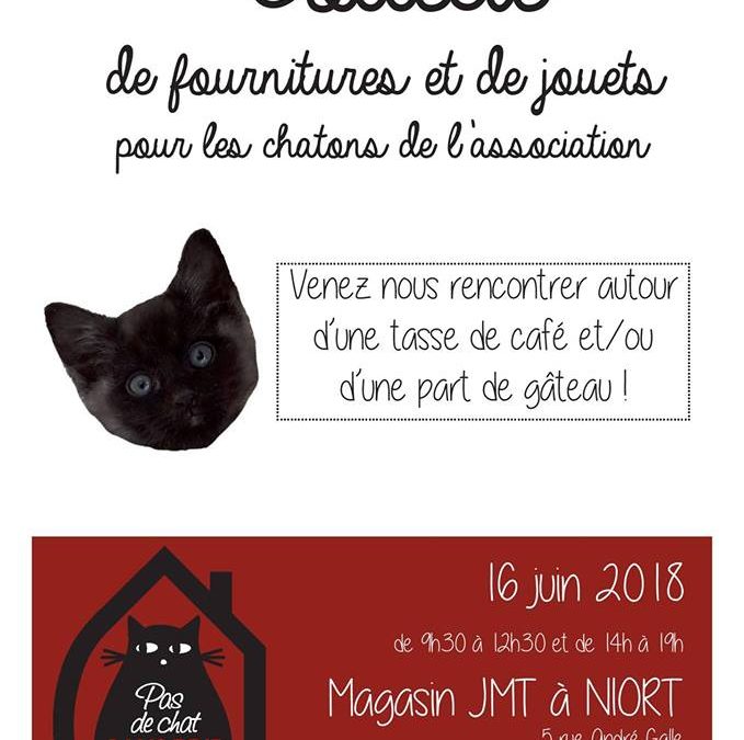 Collecte le 16 Juin 2018 au Magasin JMT à Niort