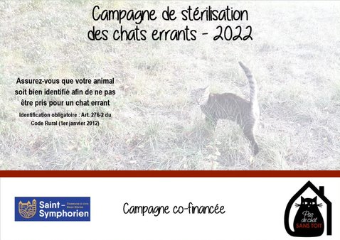 Campagne de stérilisation à Saint Symphorien